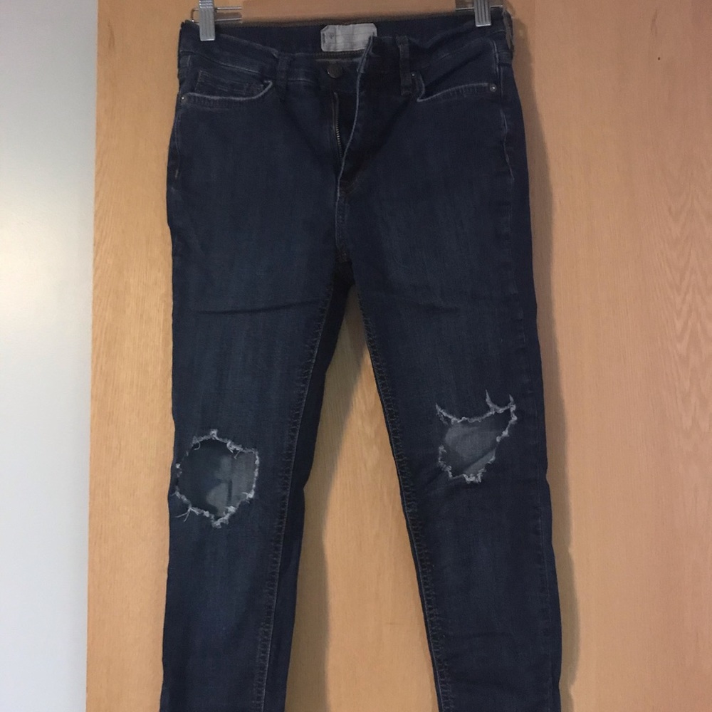 Free People Busted Knee Jeans - Picture 2 of 5